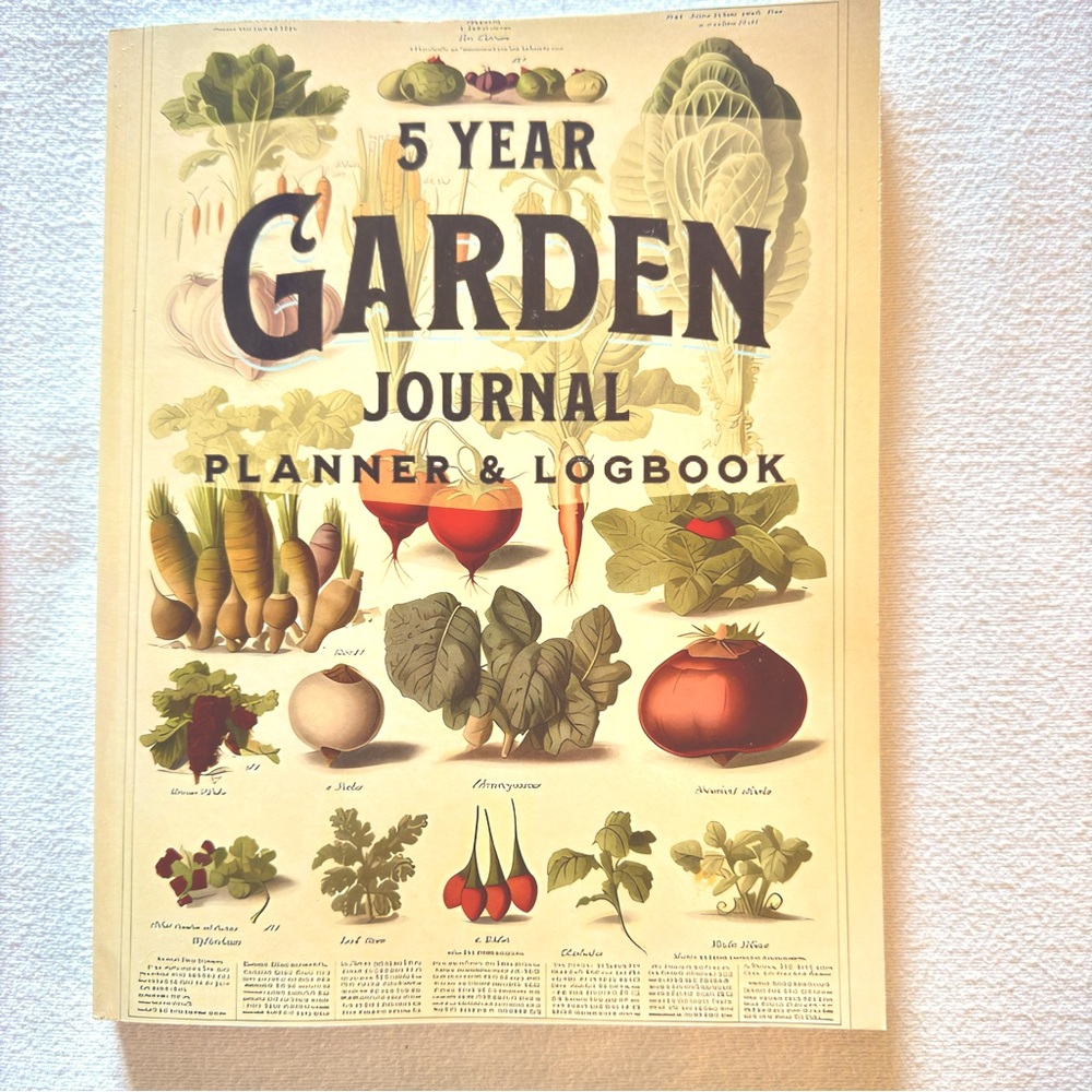 Garden Journal Planner & Logbook 5 year